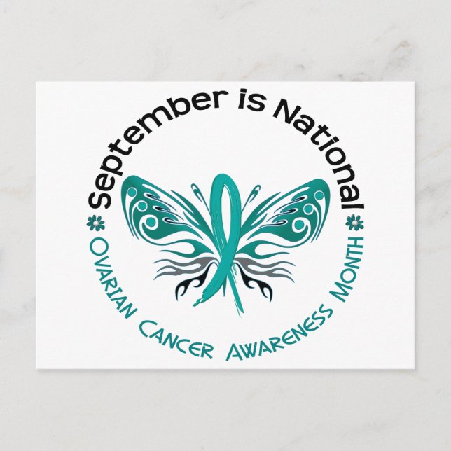 Postal Mes de Concienciación sobre el Cáncer de Ovario Ma (Anverso)