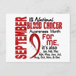 Postal Mes de Concienciación sobre el Cáncer de Sangre pa