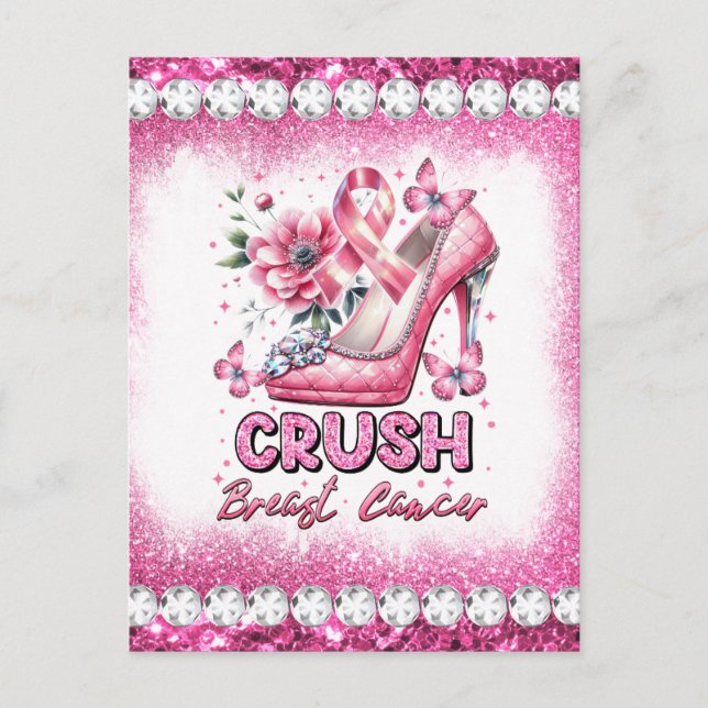 Postal Mes de concientización del cáncer de mama machacad (Anverso)