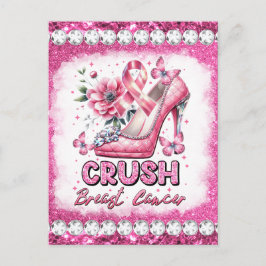 Postal Mes de concientización del cáncer de mama machacad