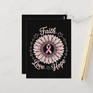 Postal Mes de Concientización sobre el Cáncer de Mama Fe 