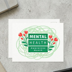 Postal Mes de Concientización sobre la Salud Mental