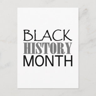 Postal Mes de historia negra