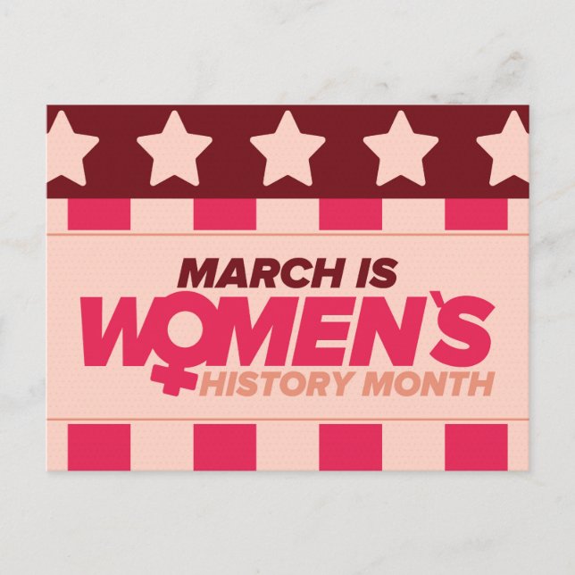 Postal Mes de la historia de las mujeres (Anverso)
