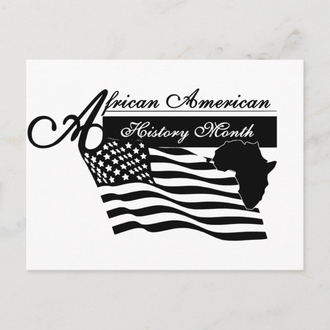 Postal Mes de la Historia Negra (Anverso)