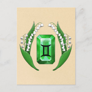 Postal Mes de nacimiento Mayo Gemini