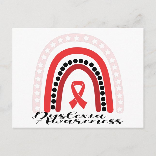 Postal Mes de sensibilización sobre dislexia (Anverso)