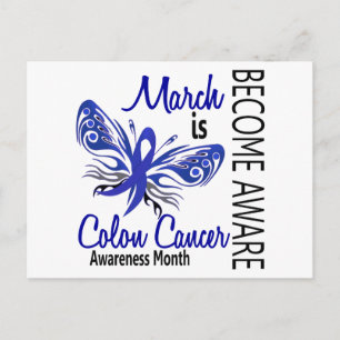 Postal Mes de sensibilización sobre el cáncer de colon Ma