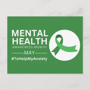 Postal Mes de sensibilización sobre la salud mental 2023 