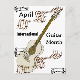 Postal Mes Internacional de la Guitarra