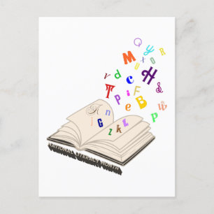 Postal Mes nacional de alfabetización