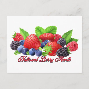Postal Mes Nacional de Berry