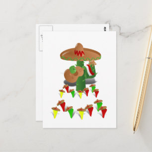 Postal Mes Nacional de la Herencia Hispana - Guitarra