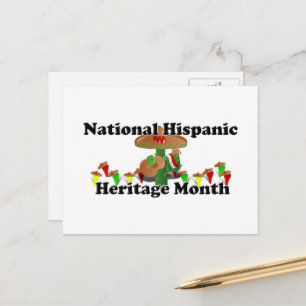 Postal Mes Nacional de la Herencia Hispana - Guitarra