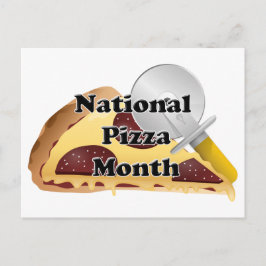 Postal Mes nacional de pizza