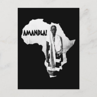 Postal ¡Mes negro de la historia - AMANDLA!
