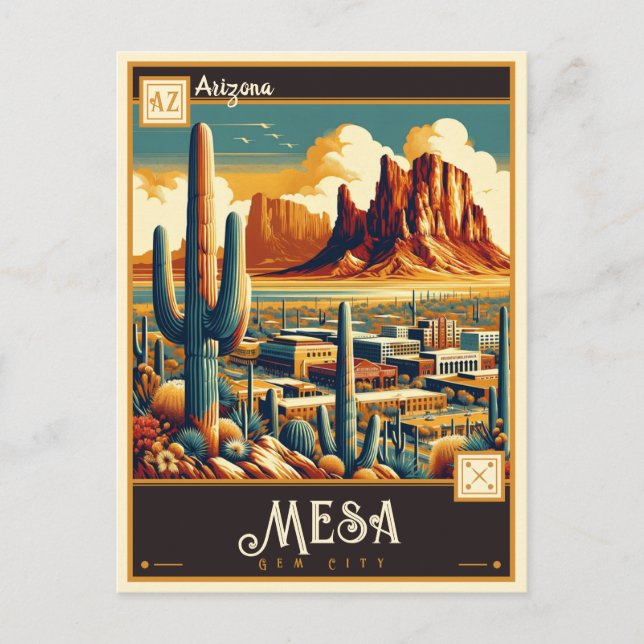 Postal Mesa, Arizona | Vintage (Anverso)