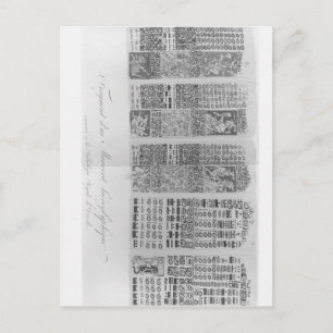 Postal Mesas astronómicas mayas con eclipses