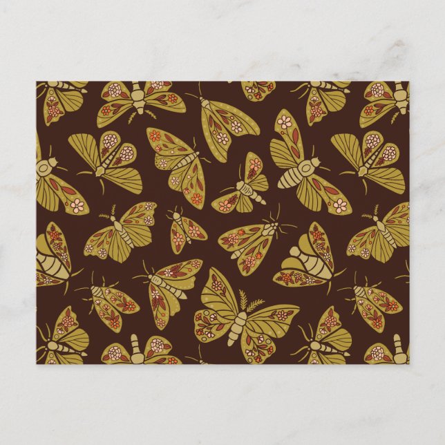 Postal Meses retro de los años 70 (Anverso)