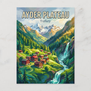 Postal Meseta de Ayder Turquía