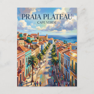 Postal Meseta de Praia Cabo Verde