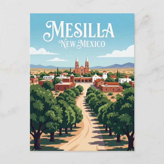 Postal Mesilla EE. UU. (Anverso)