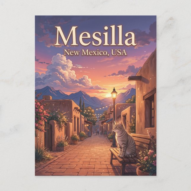 Postal Mesilla, EE. UU. EE. UU. (Anverso)