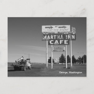 Postal Mesón George, Washington de Martha