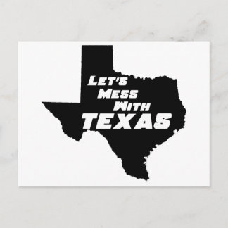 Postal Mess with Texas Black