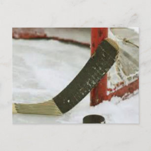 Postal meta de red de hockey