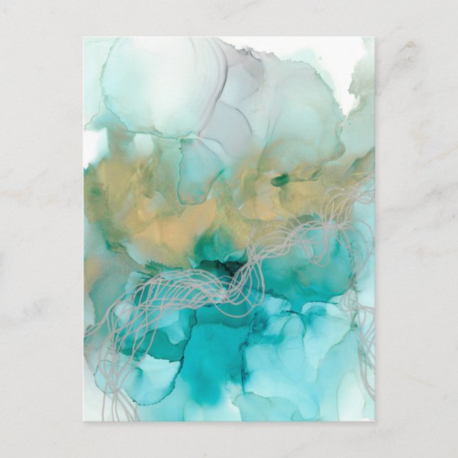 Postal Metálicos entrelazados (Anverso)