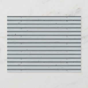 Postal Metalizado ondulado