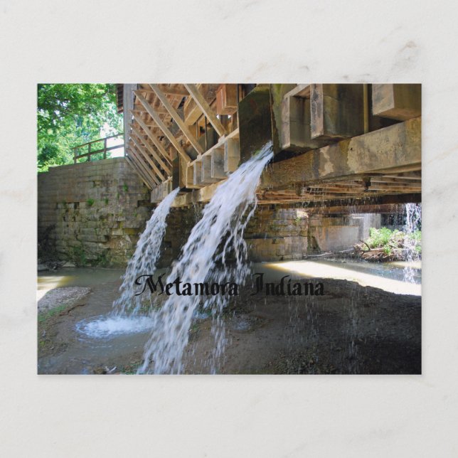 Postal Metamora Indiana (Anverso)