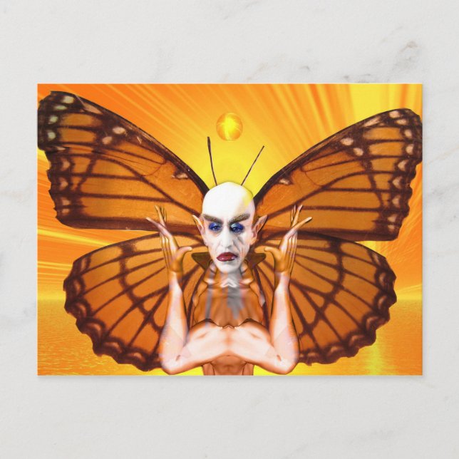 Postal Metamorfosis de Nosferatu Dracula (Anverso)