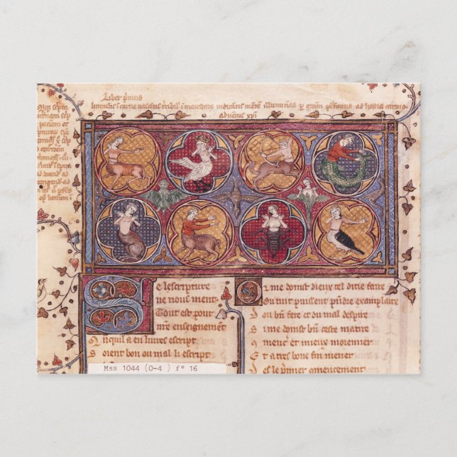 Postal Metamorfosis, de Ovid Moralize (Anverso)