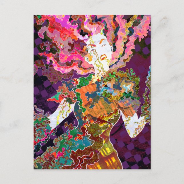 Postal Metamorfosis eterna (Anverso)