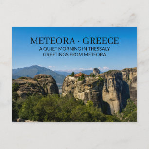 Postal METEORA · GRECIA Una tranquila mañana en Tesalia