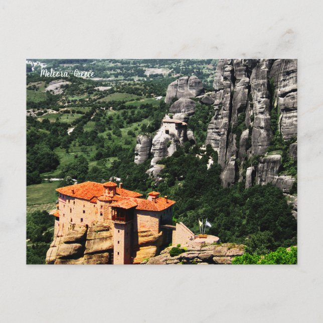 Postal Meteora Greece Mug (Anverso)