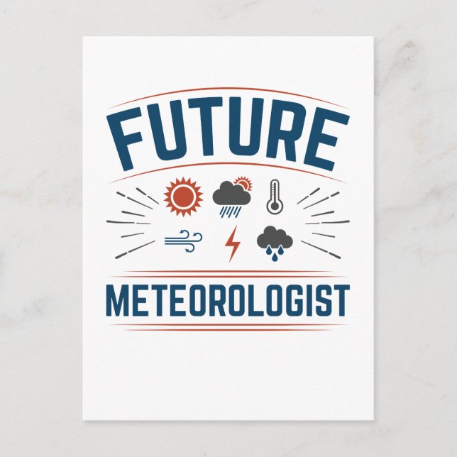 Postal Meteorólogo futuro (Anverso)