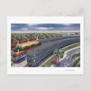 Postal Meteoros plateados "Seaboard" en las tierras altas