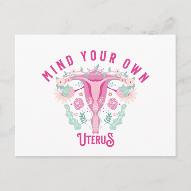 Postal Métete En Su Propio Uterus (Anverso)