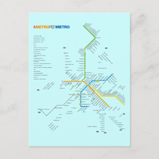 POSTAL METRO DE ROMA
