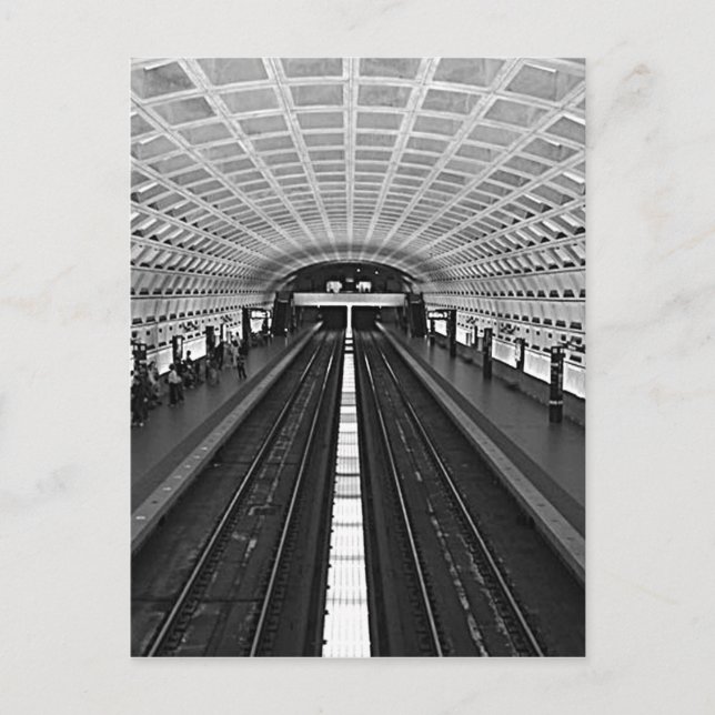 Postal Metro de Washington (Anverso)