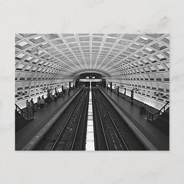 Postal Metro de Washington (Anverso)