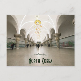 Postal Metro Pyongyang Corea del Norte