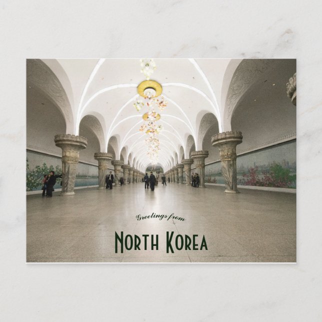 Postal Metro Pyongyang Corea del Norte (Anverso)