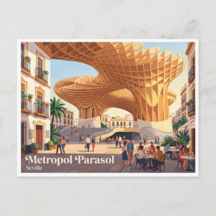 Postal Metropol Parasol Sevilla España