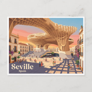 Postal Metropol Parasol Sevilla España
