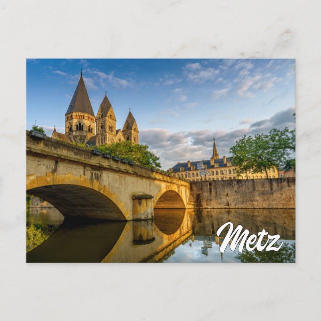 Postal Metz, Francia (Anverso)
