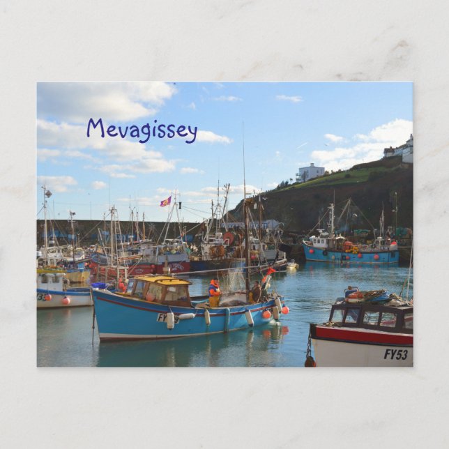Postal Mevagissey Cornwall England (Anverso)